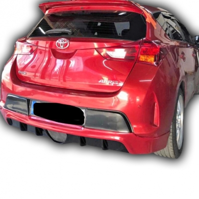 Toyota Auris 2015 Sonrası Arka Tampon Eki Boyasız